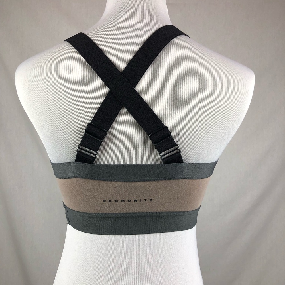 Community RASA BRA TOP Aritzia black gray sports - Picture 4 of 8